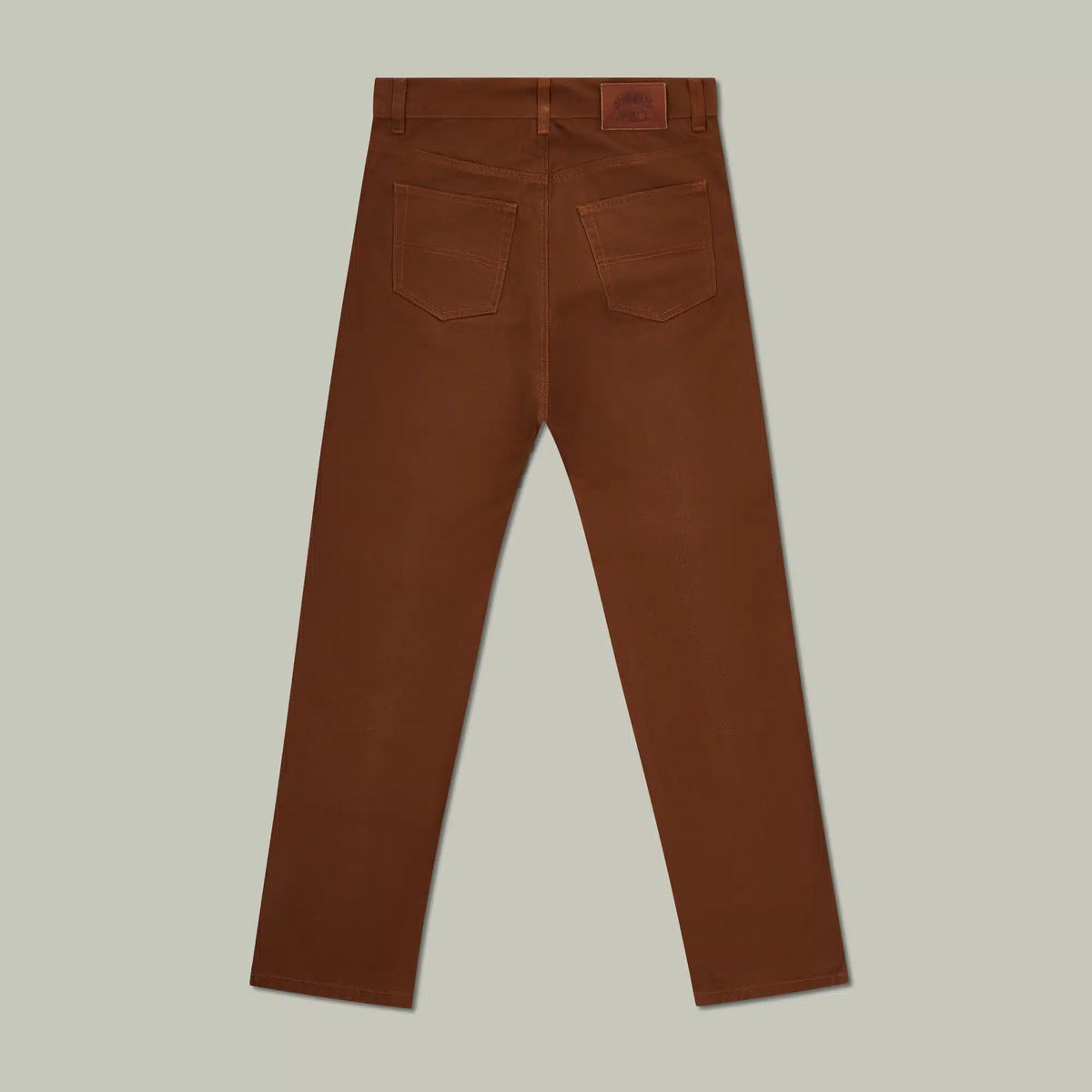 H&H - Harrow Brushed Cotton Jeans - Tobacco