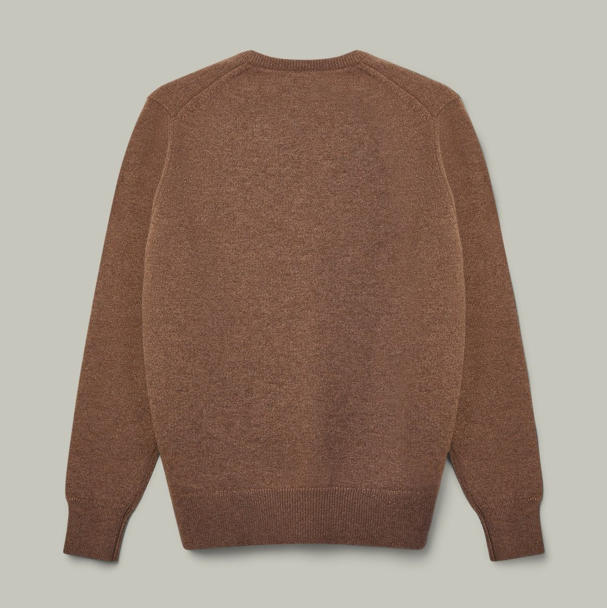 H&H - Harrow Cashmere V-Neck Sweater - Mocha