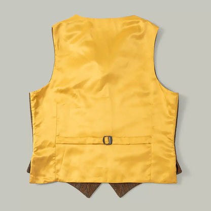 H&H - Harrow Tweed Lapel Vest - House Tweed