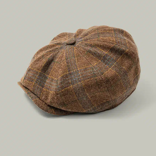H&H - Harrow Tweed Panel Cap - House Tweed