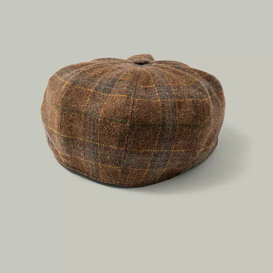 H&H - Harrow Tweed Panel Cap - House Tweed