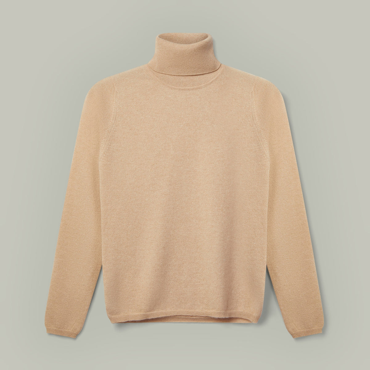 H&H - Harrow ladies Cashmere Roll Neck - Natural