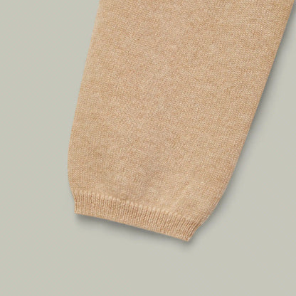 H&H - Harrow ladies Cashmere Roll Neck - Natural