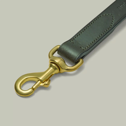 H&H <br> Leather Dog lead With Trigger
