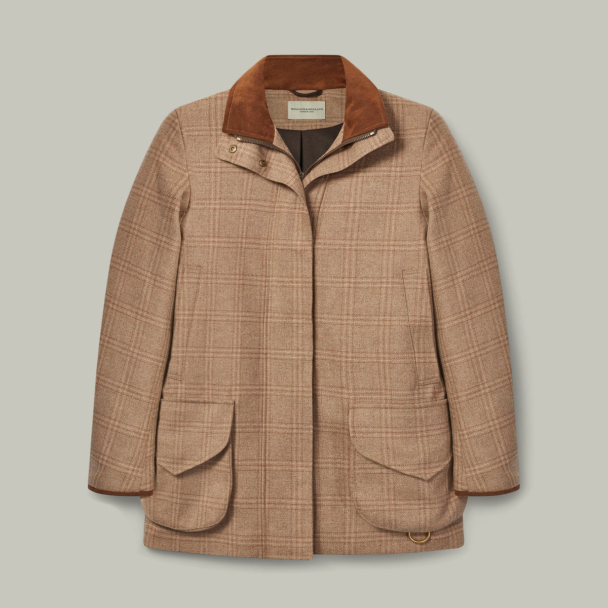 H&H - Northwood Ladies Tweed Field Coat - Hazel