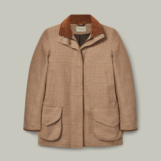 H&H - Northwood Ladies Tweed Field Coat - Hazel
