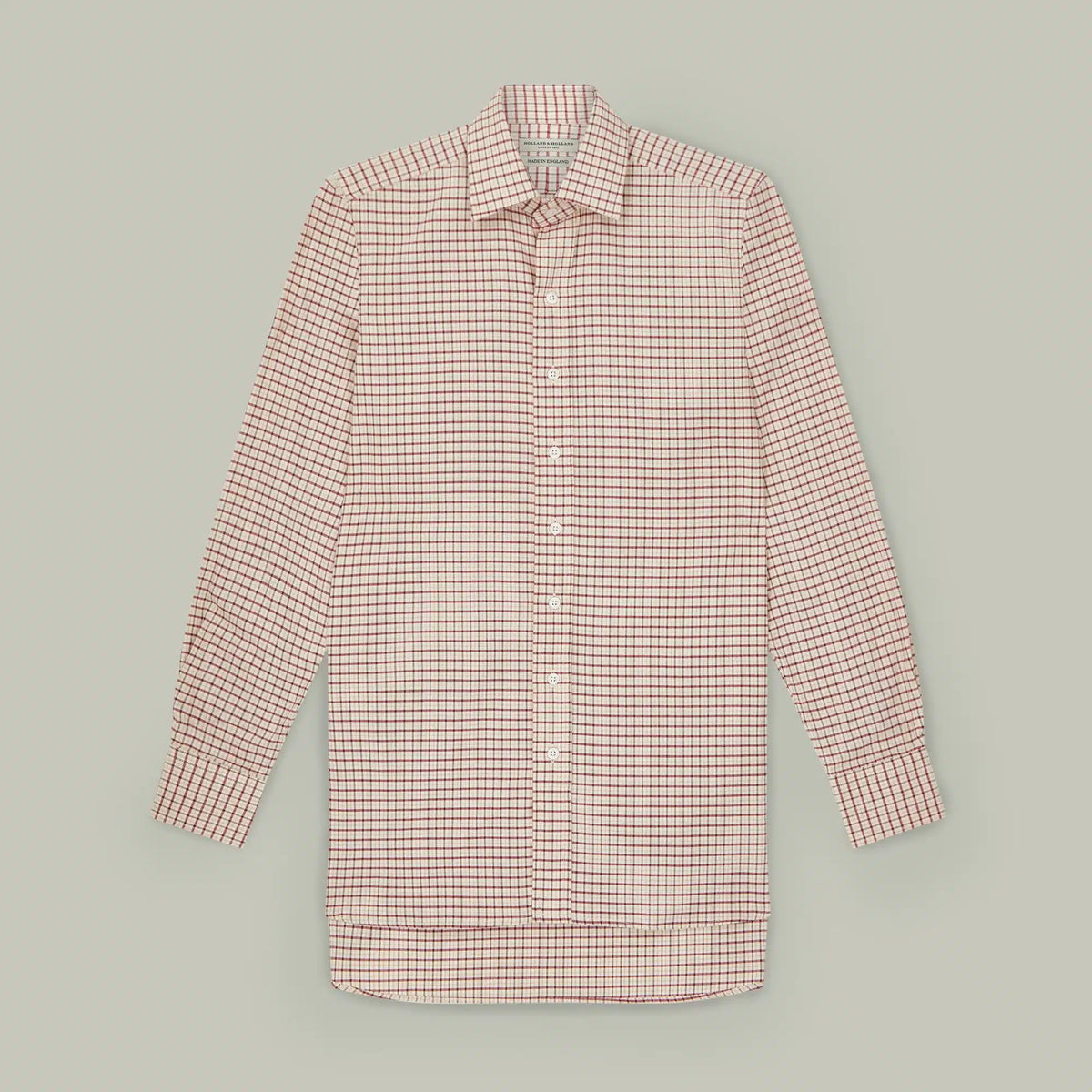 H&H - Northwood Classic Brushed Cotton Shirt - Berry