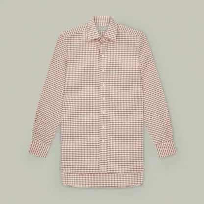 H&H - Northwood Classic Brushed Cotton Shirt - Berry