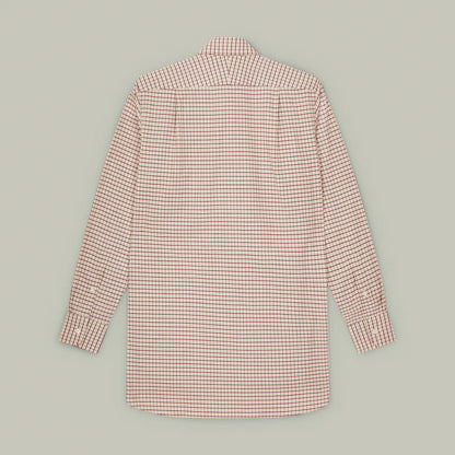 H&H - Northwood Classic Brushed Cotton Shirt - Berry