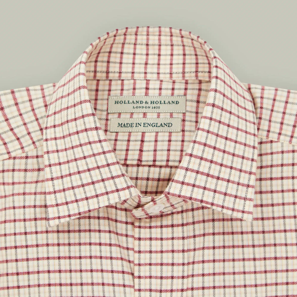 H&H - Northwood Classic Brushed Cotton Shirt - Berry