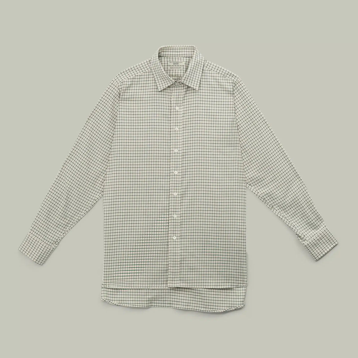 H&H - Northwood Classic Brushed Cotton Shirt - Moss