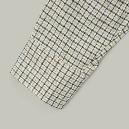 H&H - Northwood Classic Brushed Cotton Shirt - Moss
