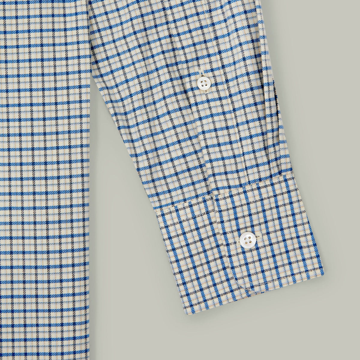 H&H - Northwood Classic Brushed Cotton Shirt - Sky