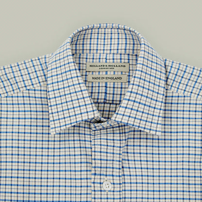 H&H - Northwood Classic Brushed Cotton Shirt - Sky