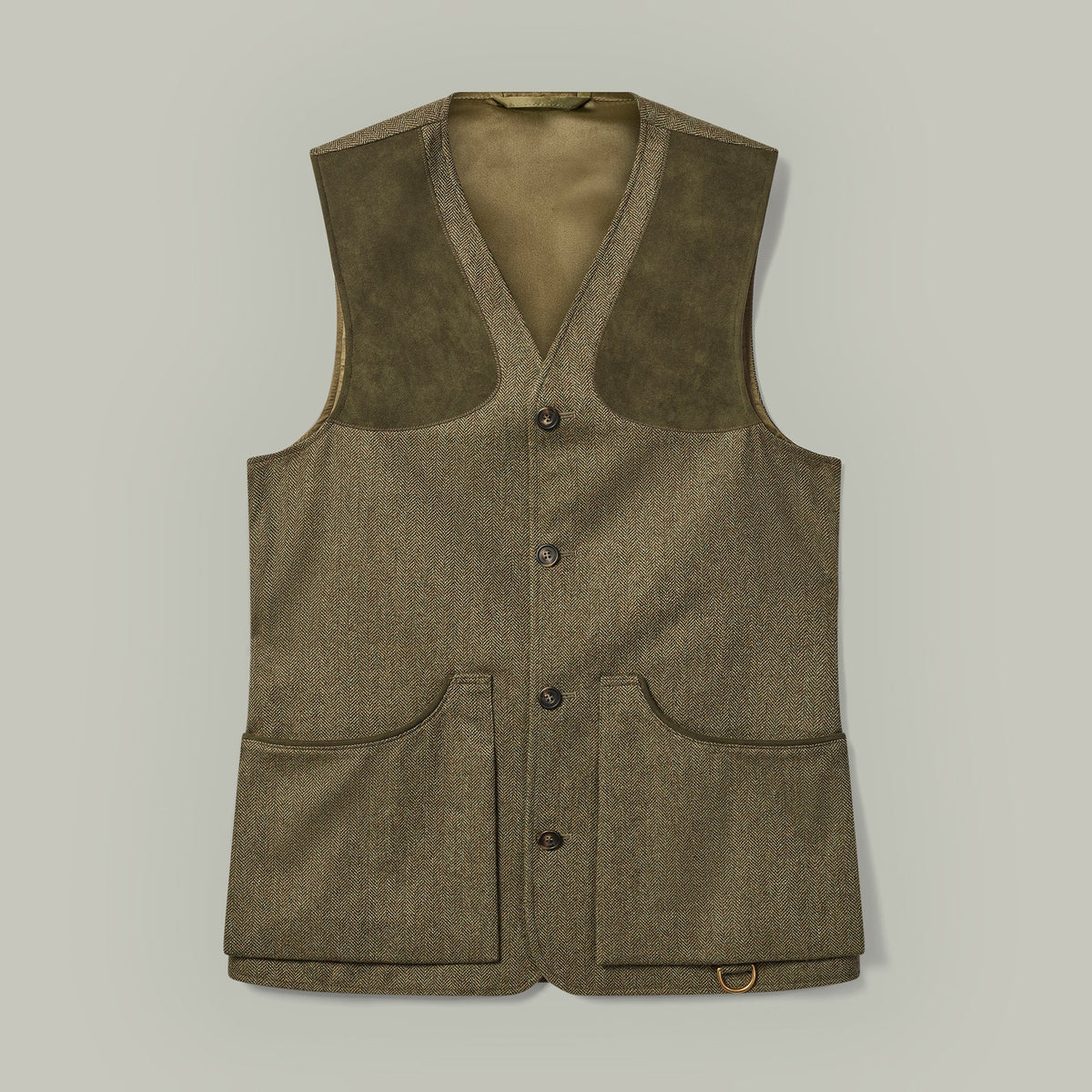 H&H - Northwood Tweed Shooting Vest - Holly