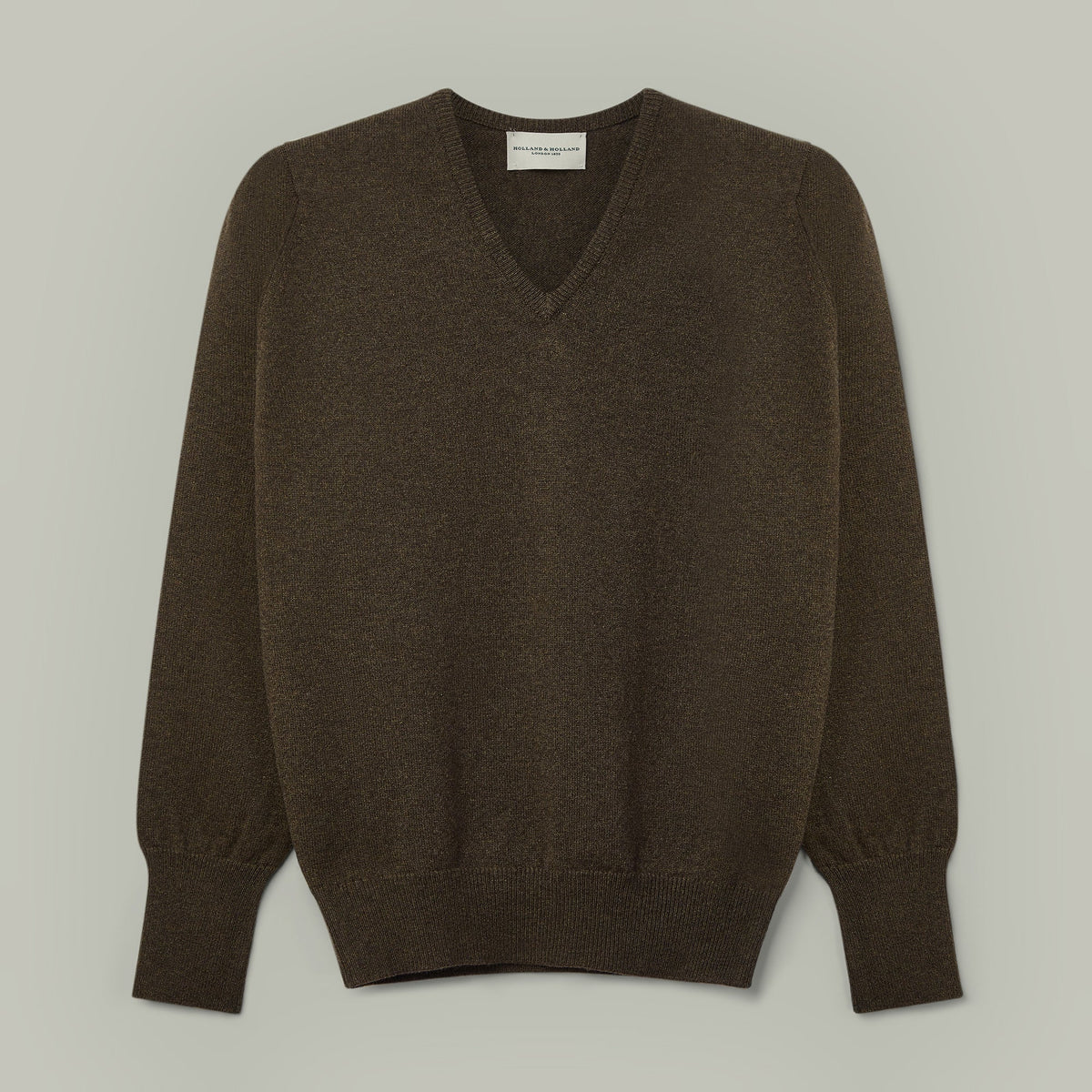 H&H - Northwood Wool V-Neck Sweater - Forest Green