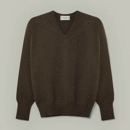 H&H - Northwood Wool V-Neck Sweater - Forest Green