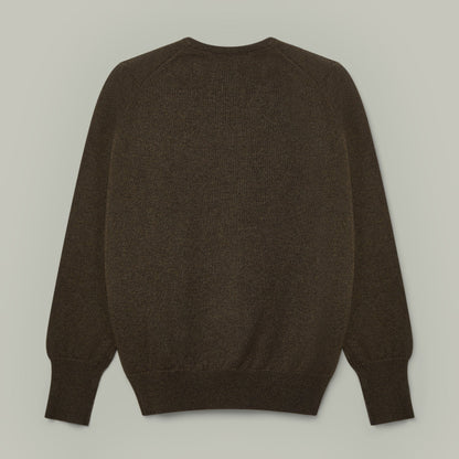 H&H - Northwood Wool V-Neck Sweater - Forest Green