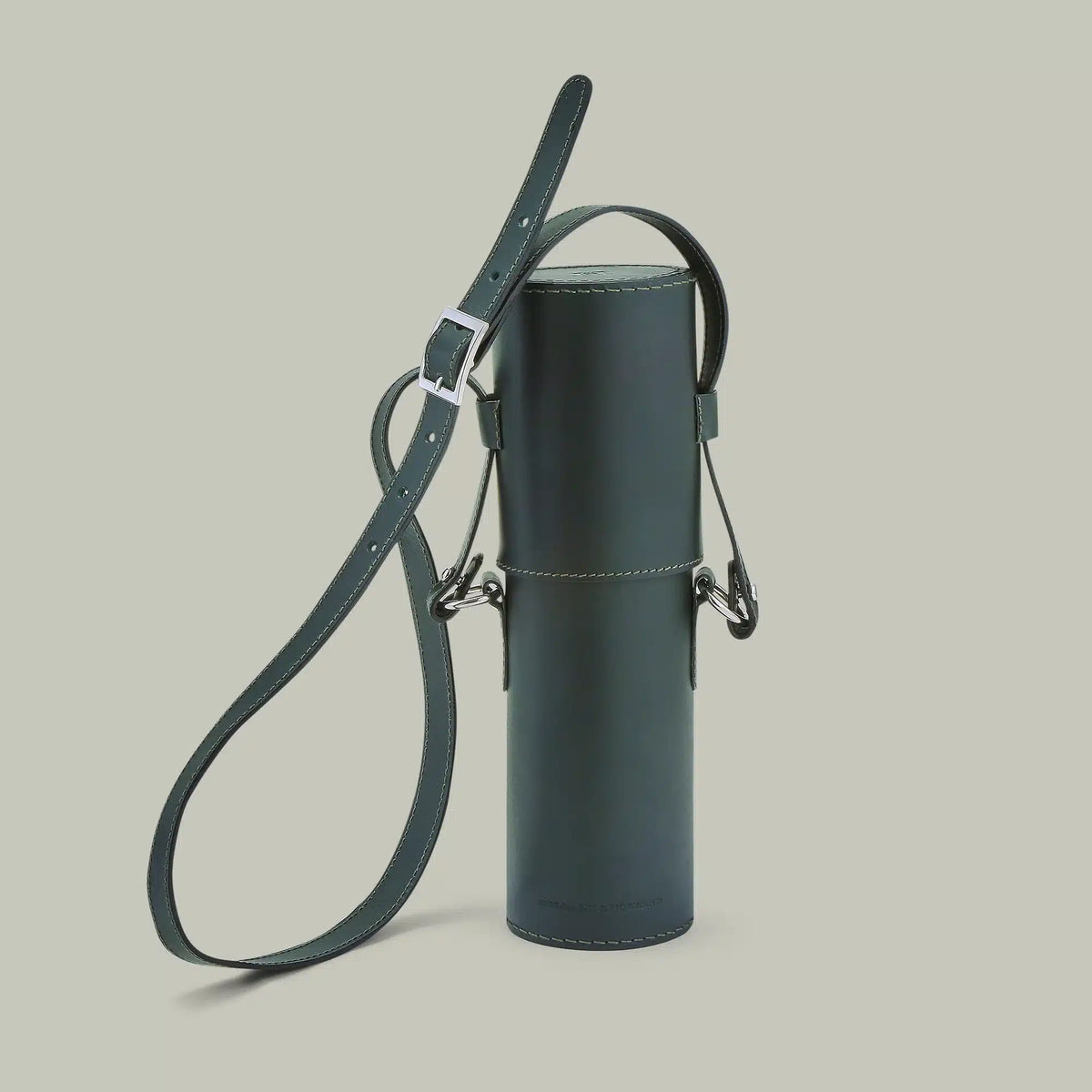 H&H <br> Thermal Flask In Leather Barrel