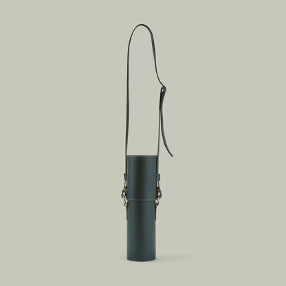 H&H <br> Thermal Flask In Leather Barrel