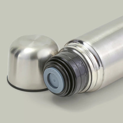 H&H <br> Thermal Flask In Leather Barrel