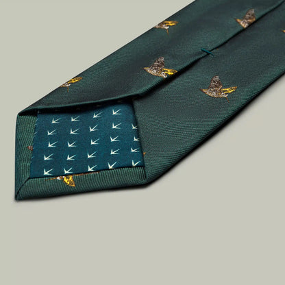 H&H - Harrow Silk Tie Flying Woodcock - Holly