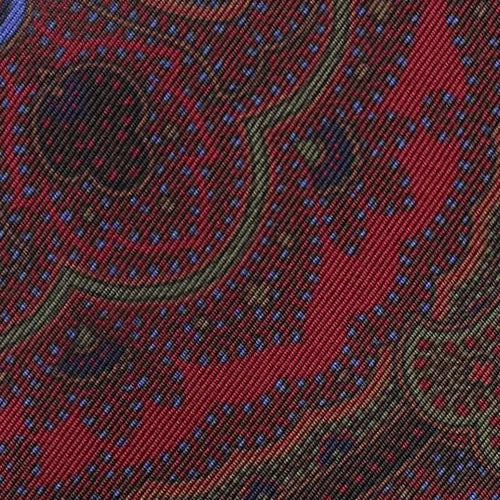 House of Amanda Christensen Paisley Ascot - Red Wine