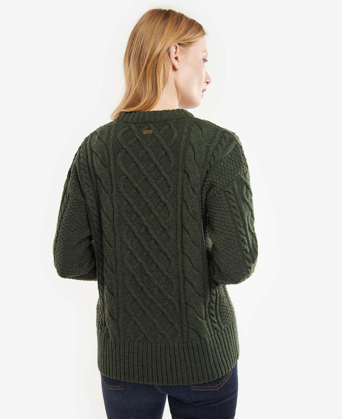Barbour <br> Ladies Daffodil Knit Olive