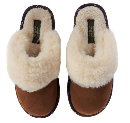 Barbour <br> Lydia Mule Slipper Camel