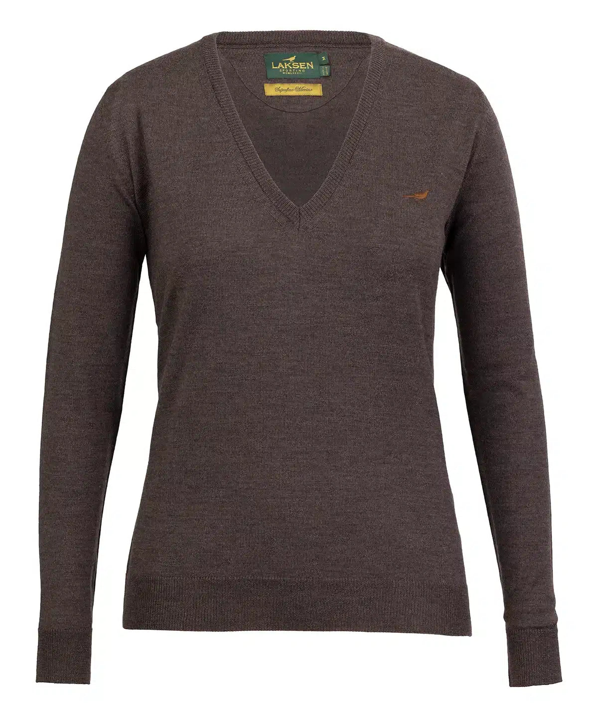 Laksen Sporting <br> Camilla V-Neck Chocolate