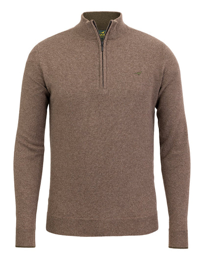 Laksen Sporting Brompton Zip Neck - Camel