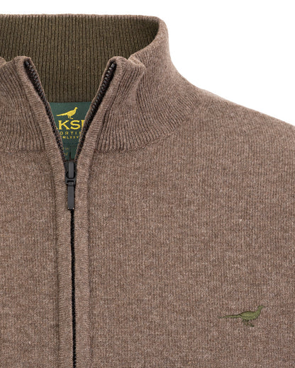 Laksen Sporting Brompton Zip Neck - Camel