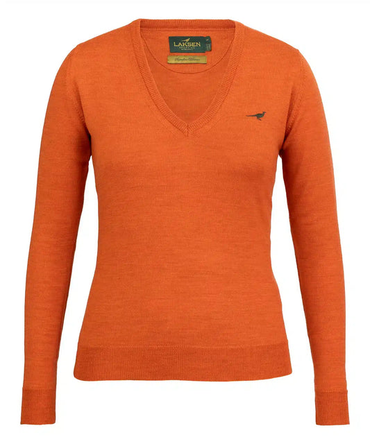 Laksen Sporting <br> Camilla V-Neck Orange