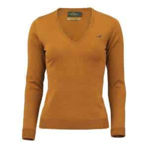 Laksen Sporting <br> Camilla V-Neck Mustard