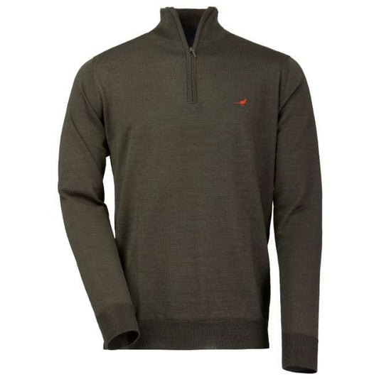 Laksen Sporting <br> Norfolk Zip-Neck Olive
