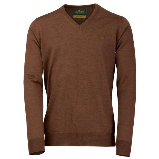 Laksen Sporting <br> Sussex V-neck Rum