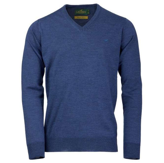 Laksen Sporting <br> Sussex V-neck Corn Blue