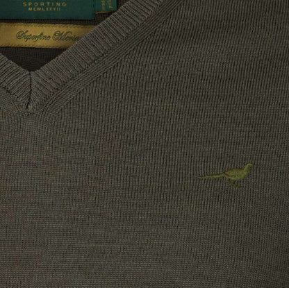 Laksen Sporting <br> Sussex V-neck Olive