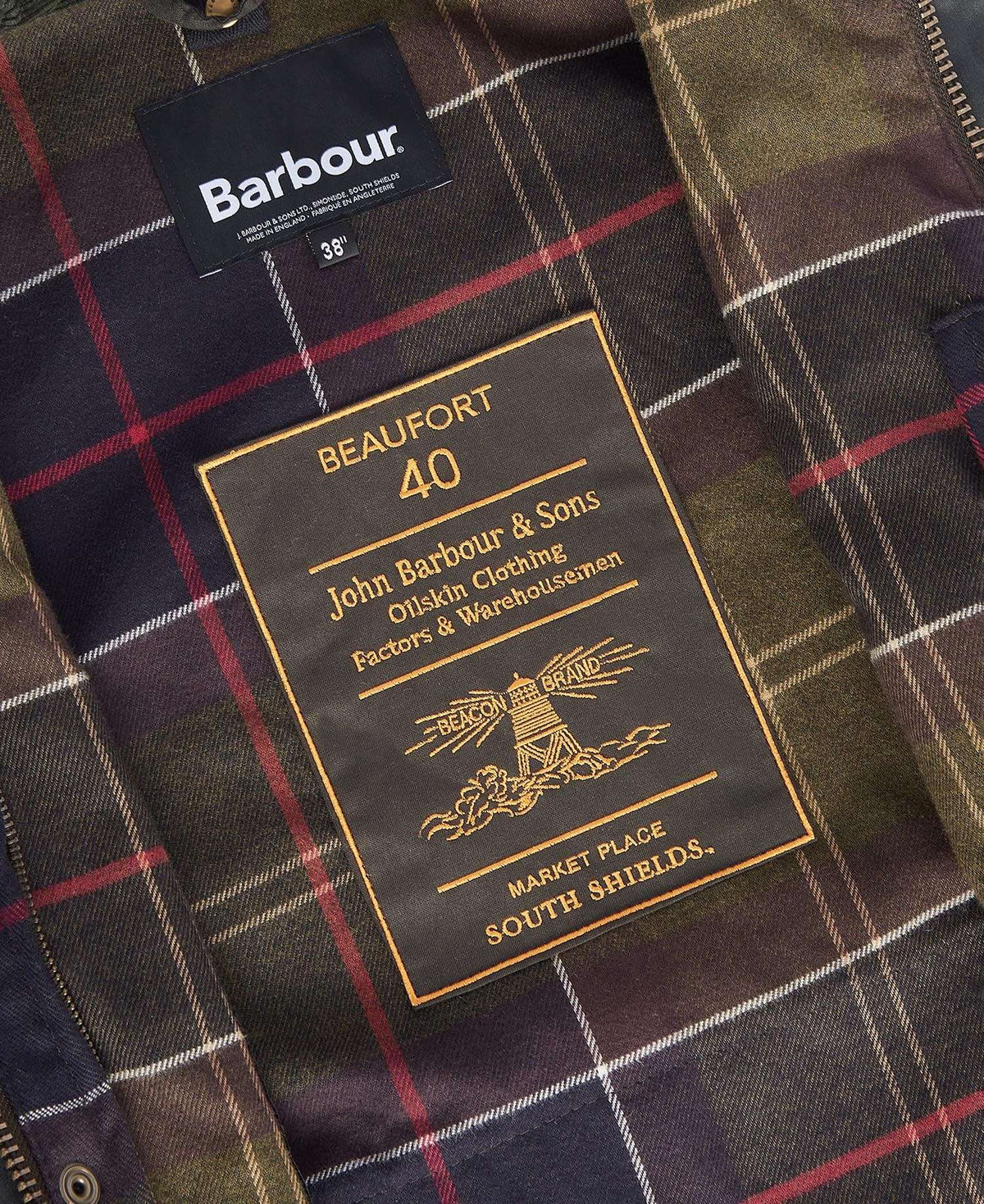 Barbour <br> 40th Anniversary Beaufort Wax Jacket Sage