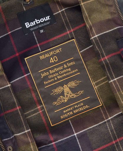 Barbour <br> 40th Anniversary Beaufort Wax Jacket Sage