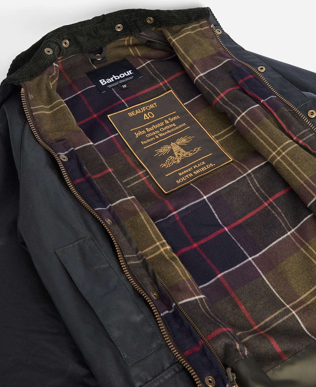 Barbour <br> 40th Anniversary Beaufort Wax Jacket Sage