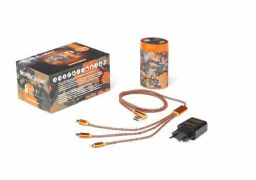 Nordic Heat <br> Handwarmer & Powerbank – 10000mAh – Orange/Camo