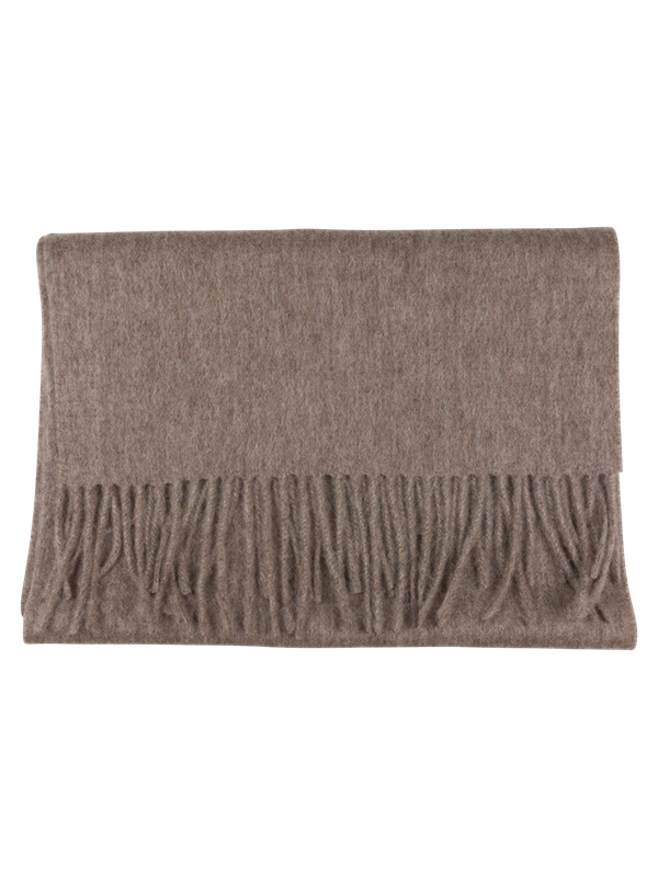 Portia Wool Scarf - Dark Beige