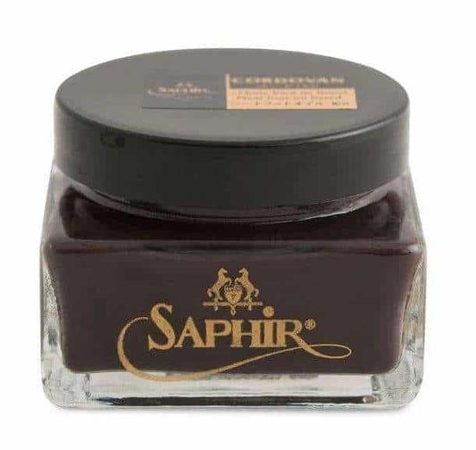 Saphir<br> Shoe Cream No.5 Dark Brown 75 ml Glass