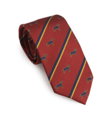 Regimental Stripe Dog Tie