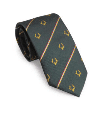 Regimental Stripe Deer Tie