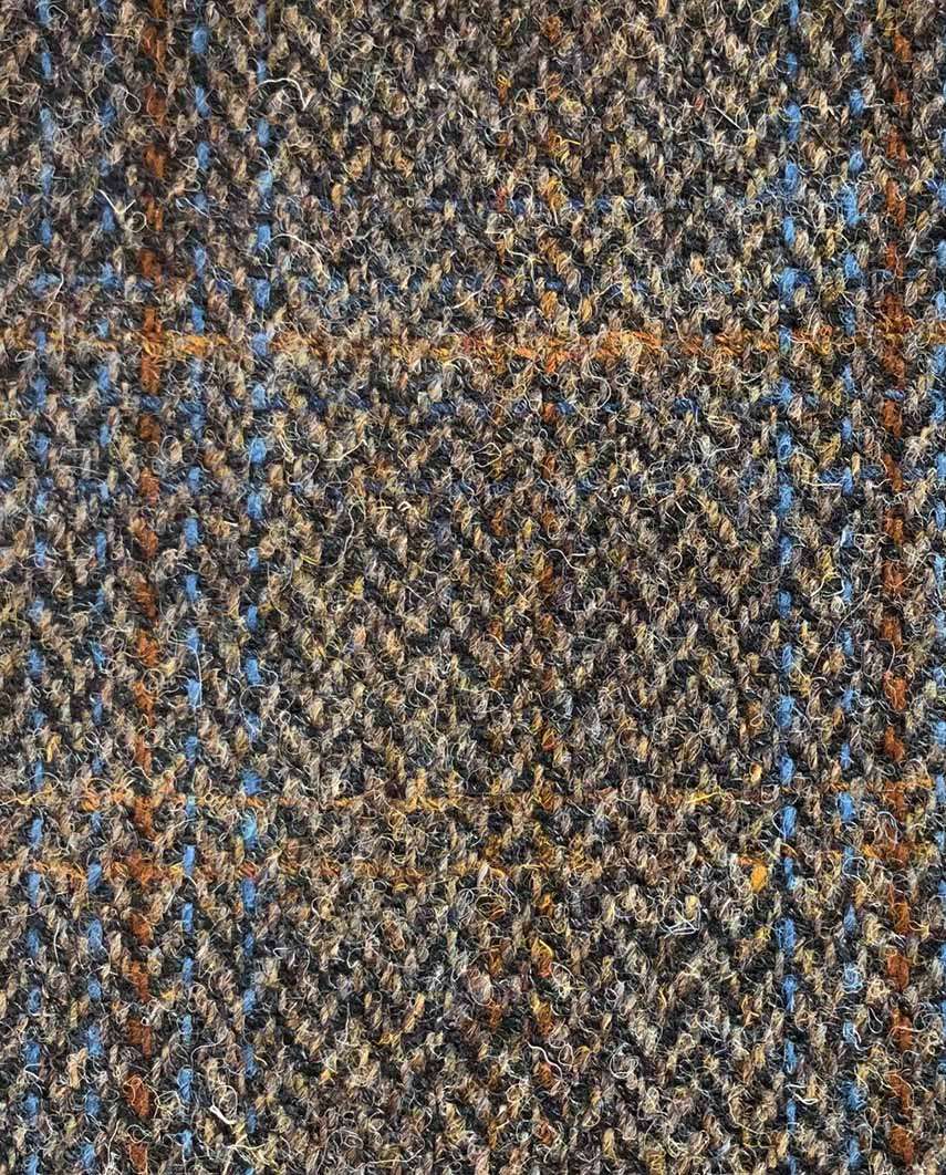 Wellington of Bilmore <br> 631 London Jacket Green-Blue Harris Tweed