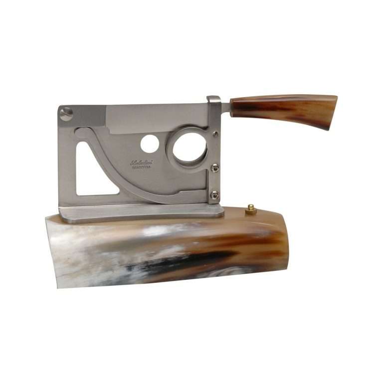 Saladini <br> Table Cigar Cutter Ox Horn