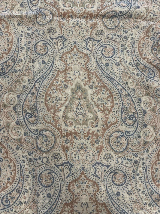Portia <br> Beige Paisley Scarf