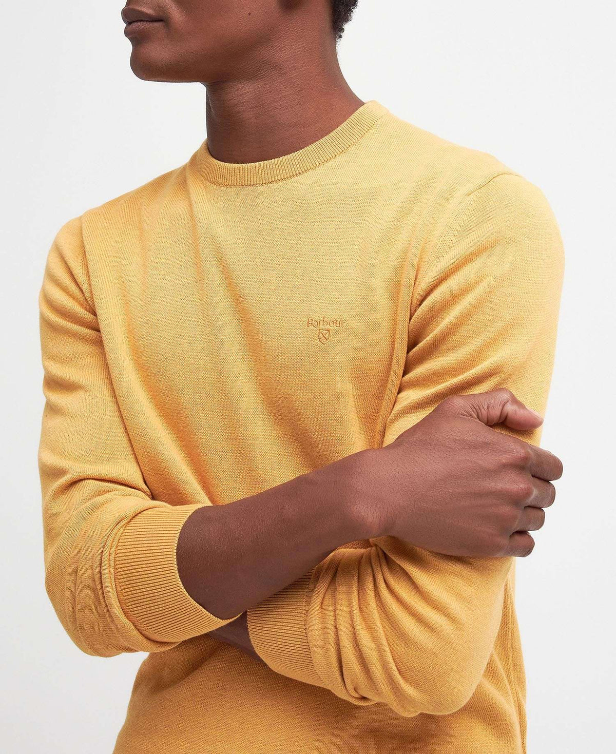Barbour <br> Pima Cotton Crew Honey
